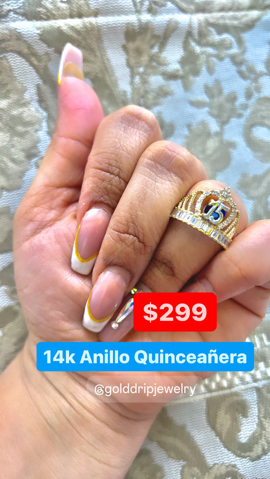 14K Quinceañera Ring by GDO