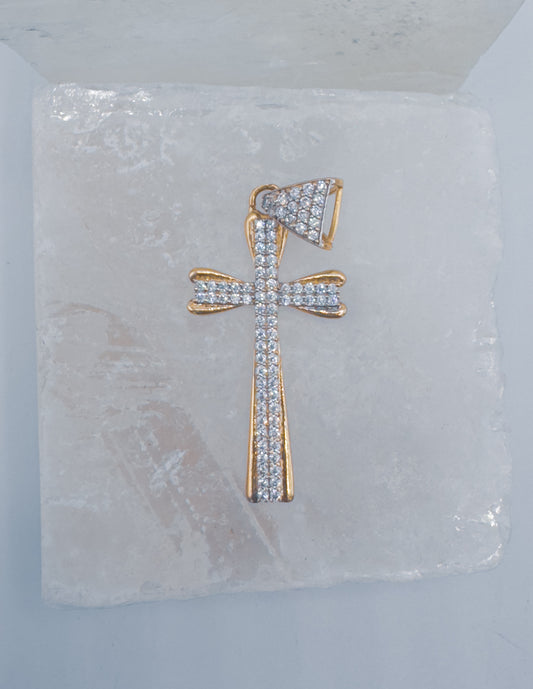 14k Jesus Cross Medal by GDO