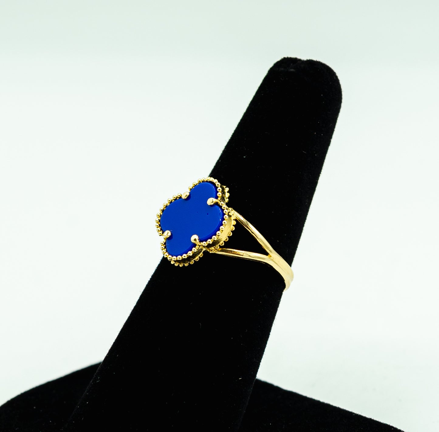 14k tribal blue ring by GDO