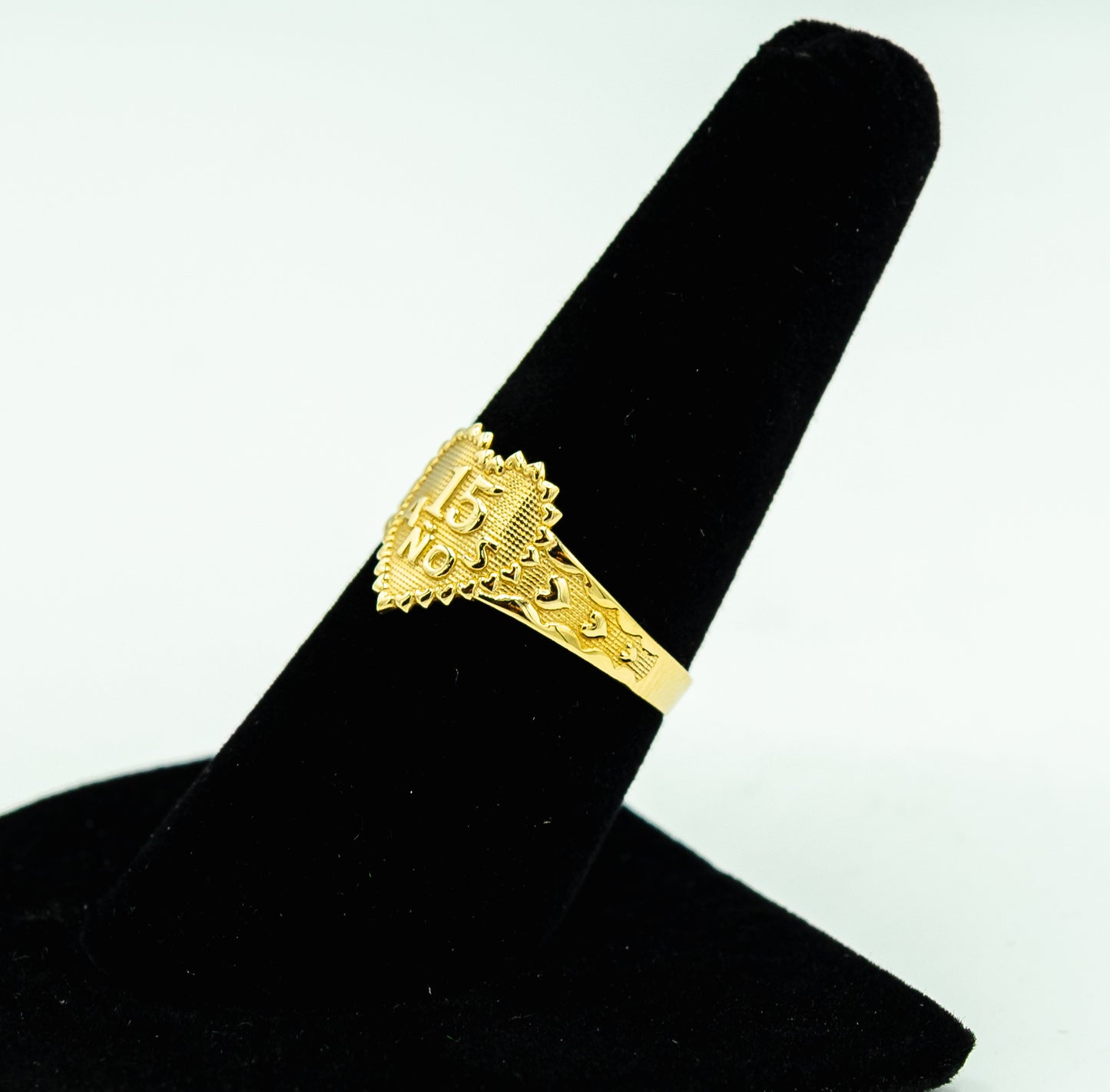 14k quinceanera ring by GDO