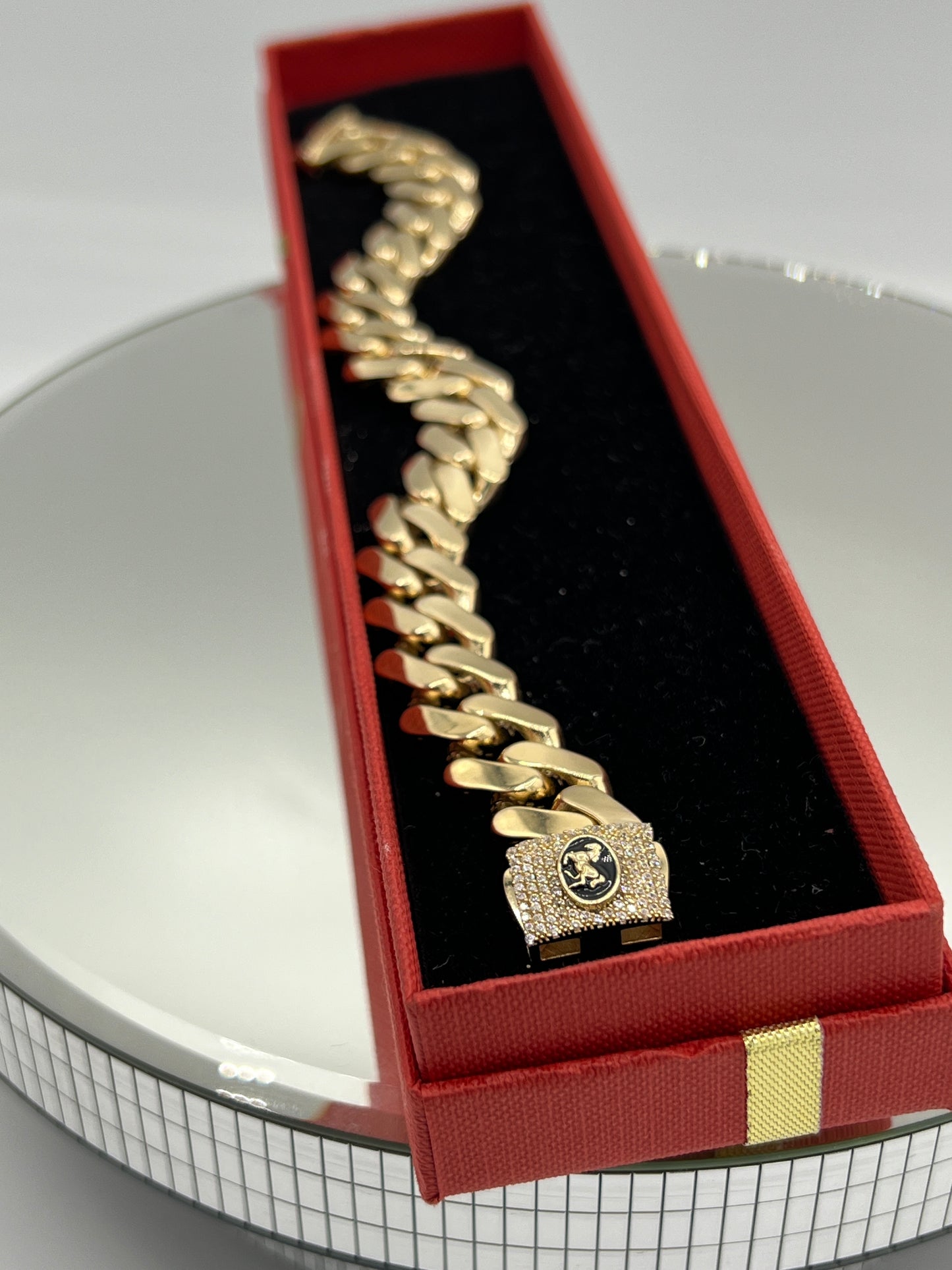 New 🔥 14K semi solid Ferrari Bracelet by GDO