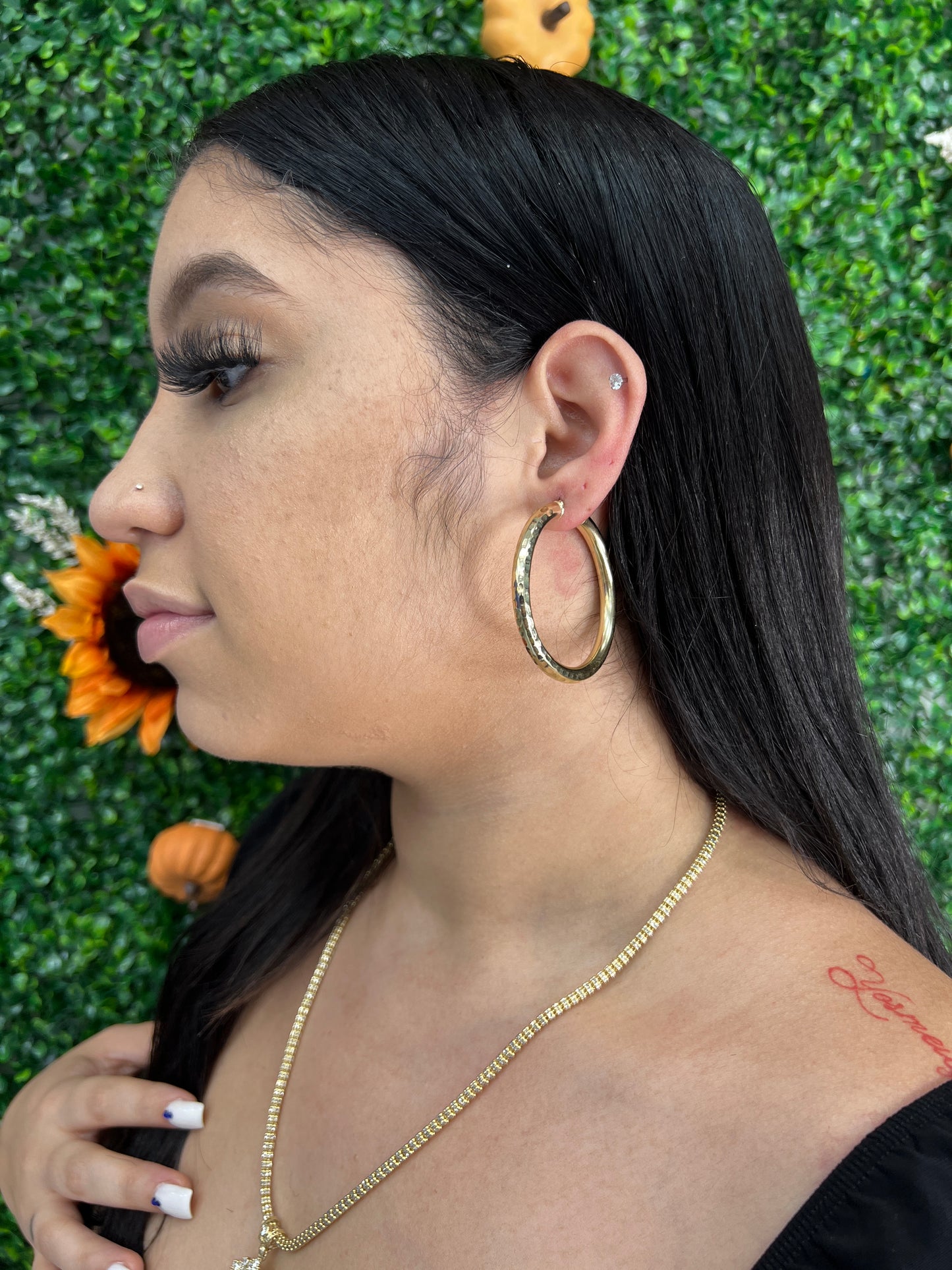 New 🔥 14K Yellow Gold Hoops By GDO