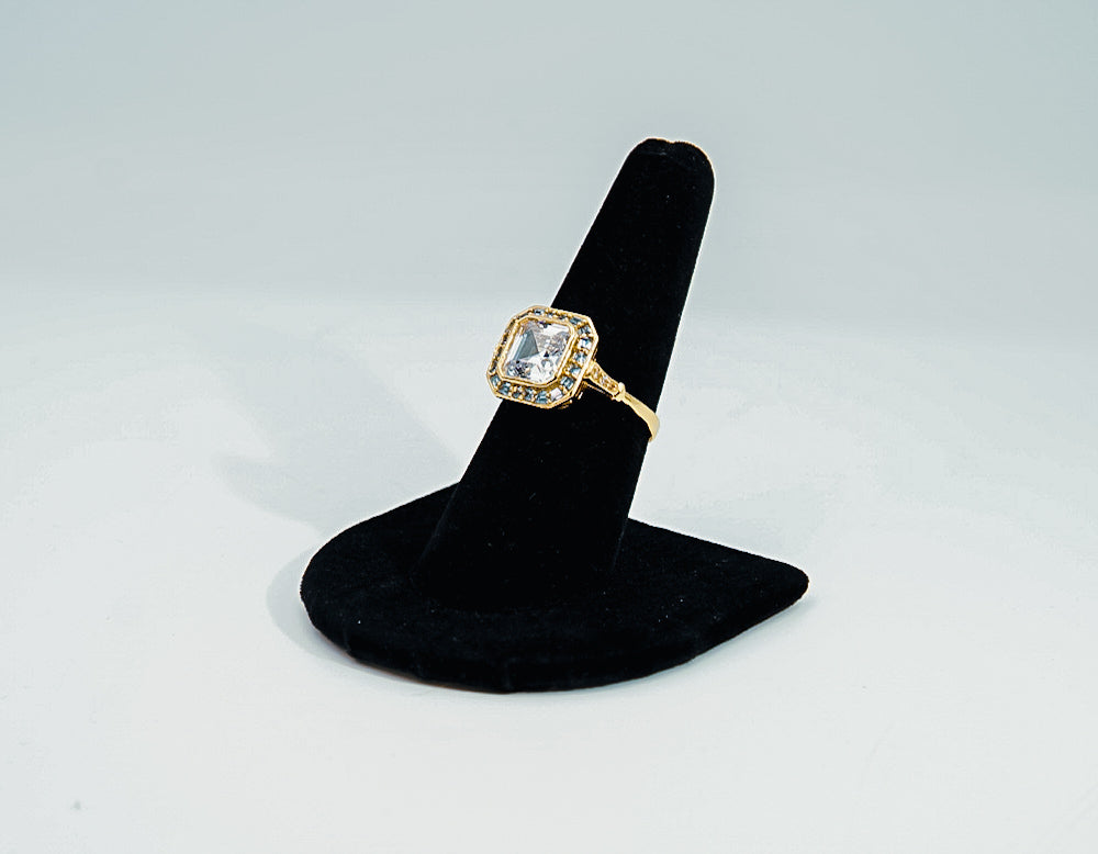 14K RING Small square by GDO