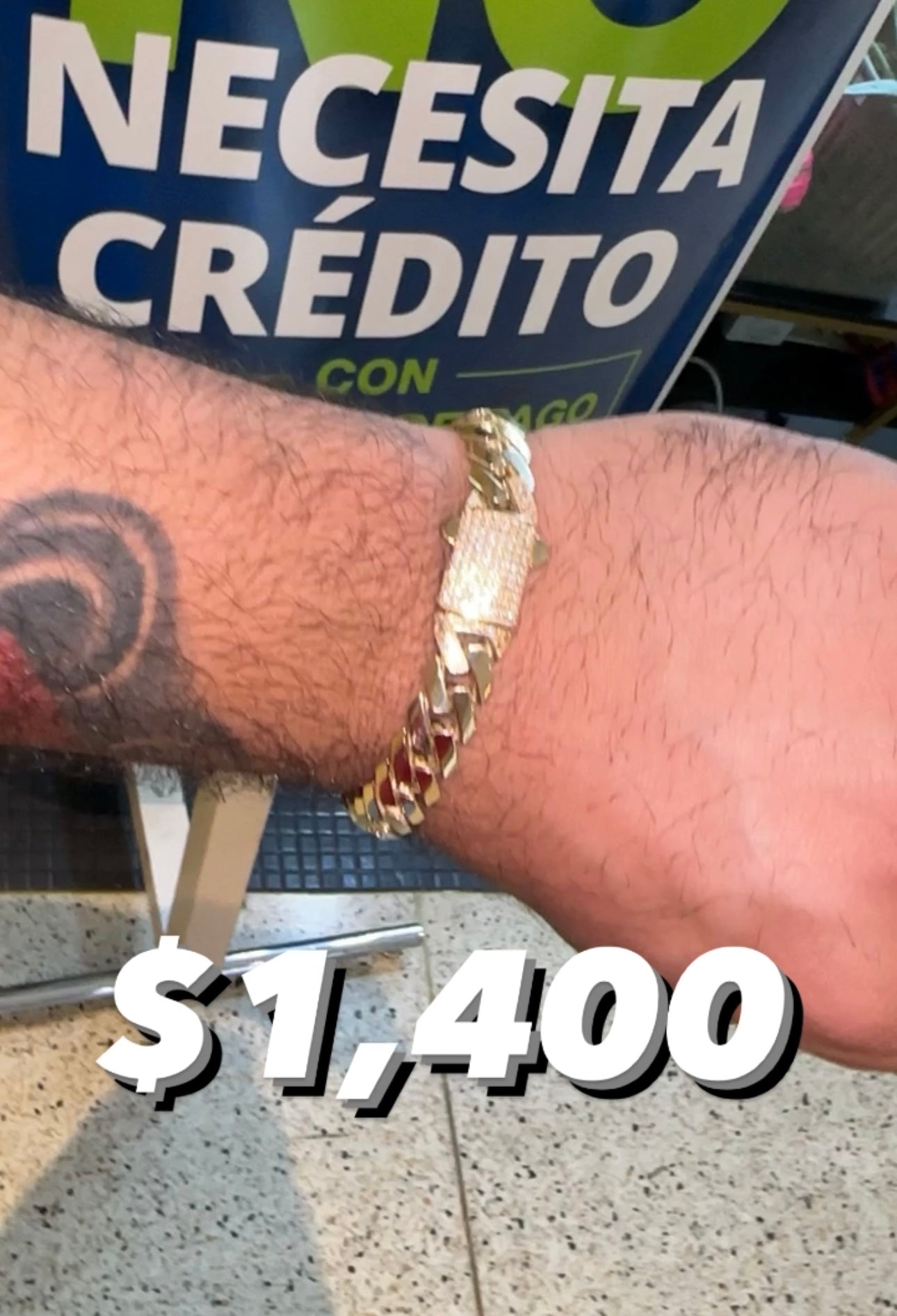 14k Cuban Edge bracelet