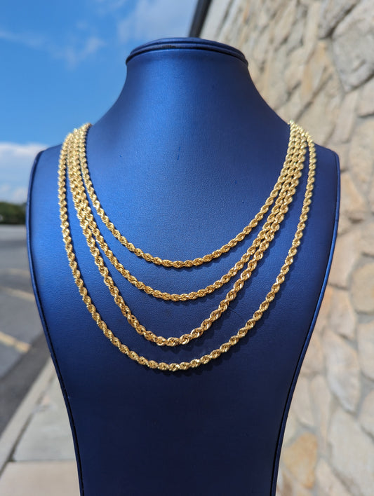 14k Rope Chain 3.5mm