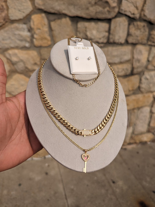 14k Choker Set with gifts