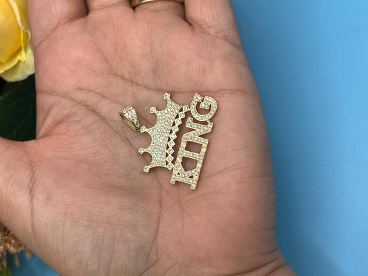 14K King Pendant By GD