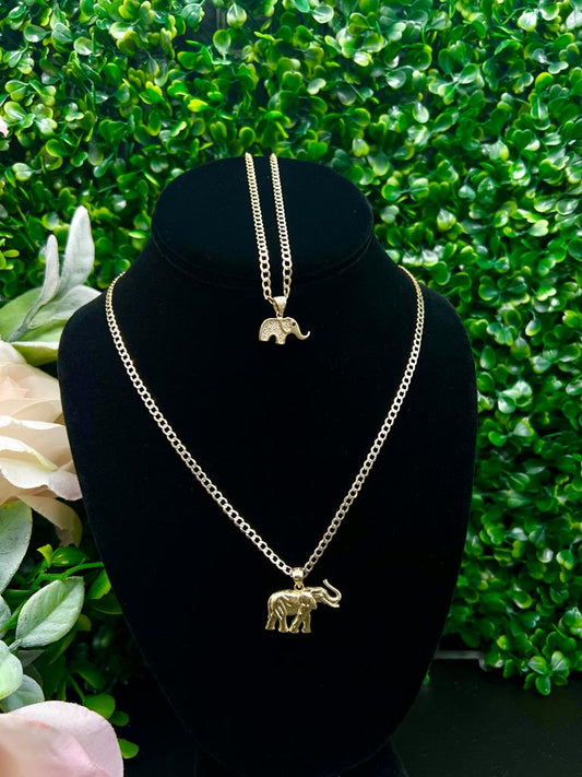 14K Elephant 🐘 Set With anklet by GDO