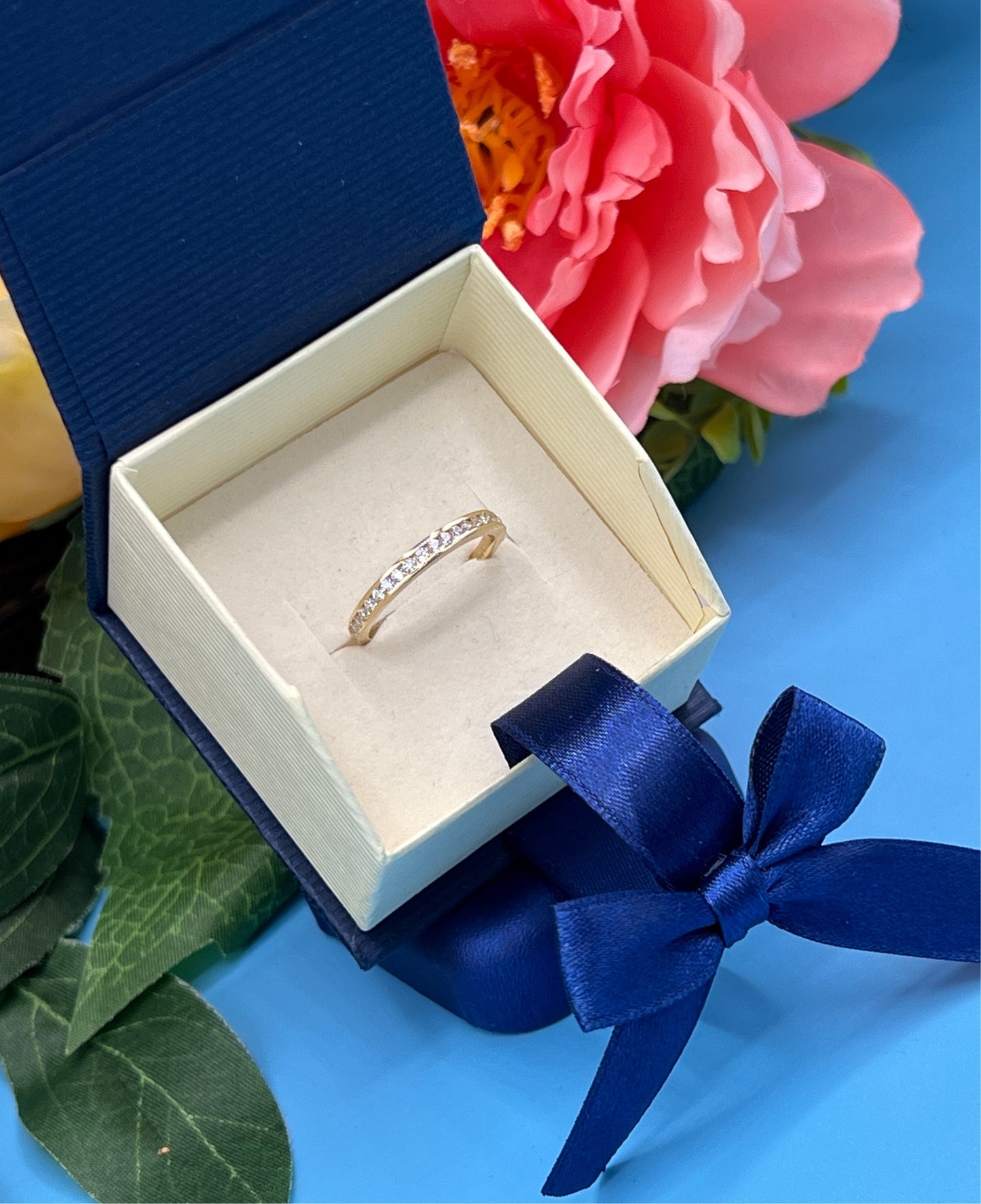 14K CZ Simple But Beautiful Ring by GDO