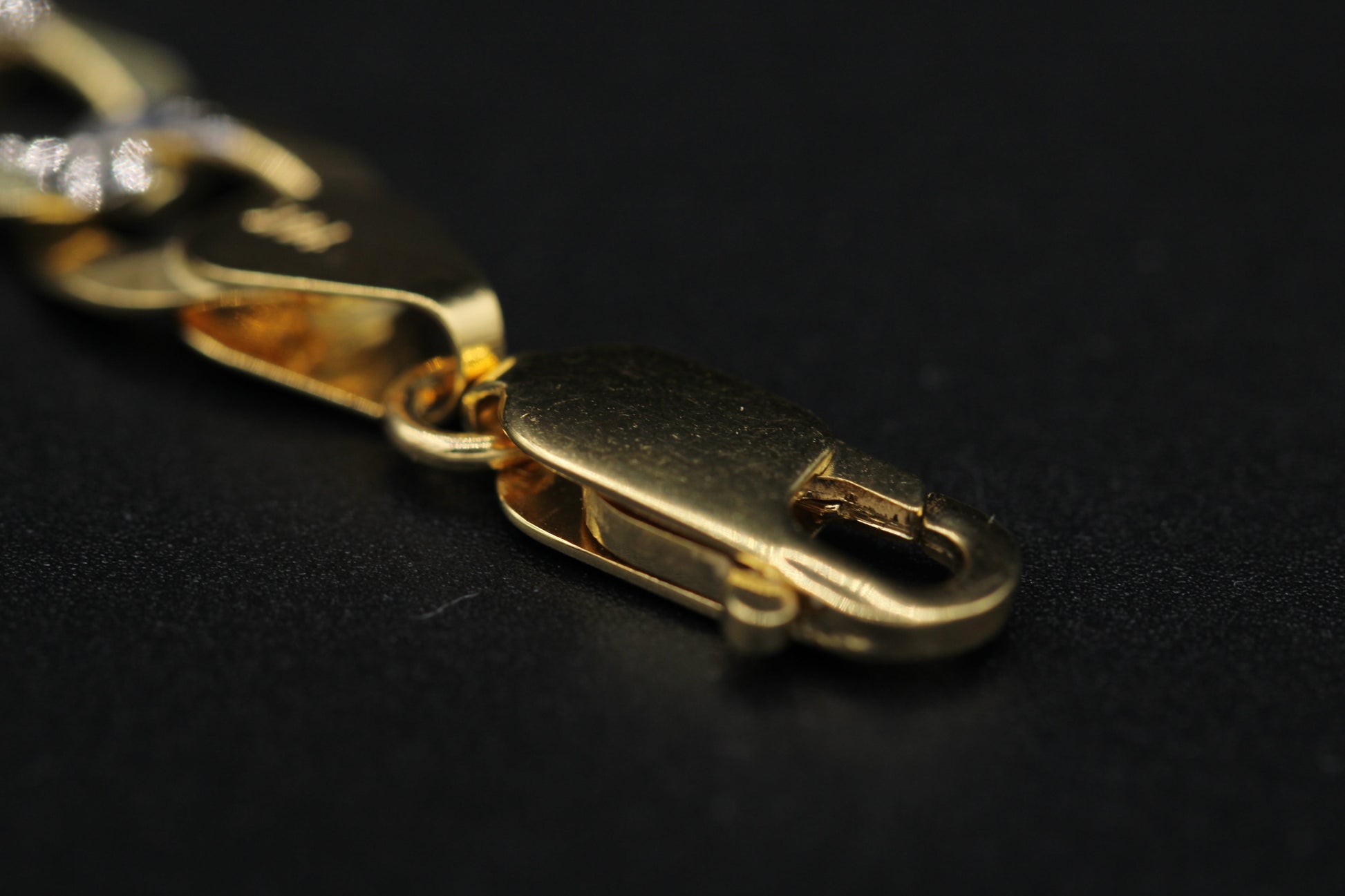 14k Solid Cuban Bracelet Two Tones - Gold Drip Jewelry