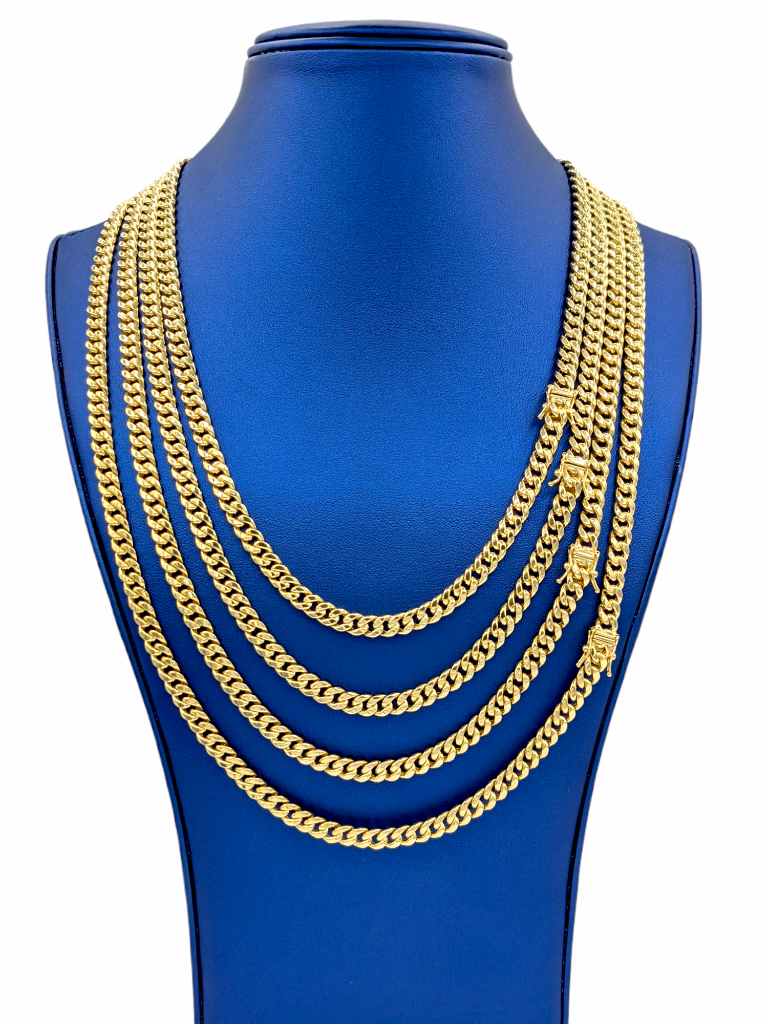 14K Semi-Solid Miami Cuban Link Chain (6.2mm) YELLOW GOLD by GD ™ - Gold Drip Jewelry
