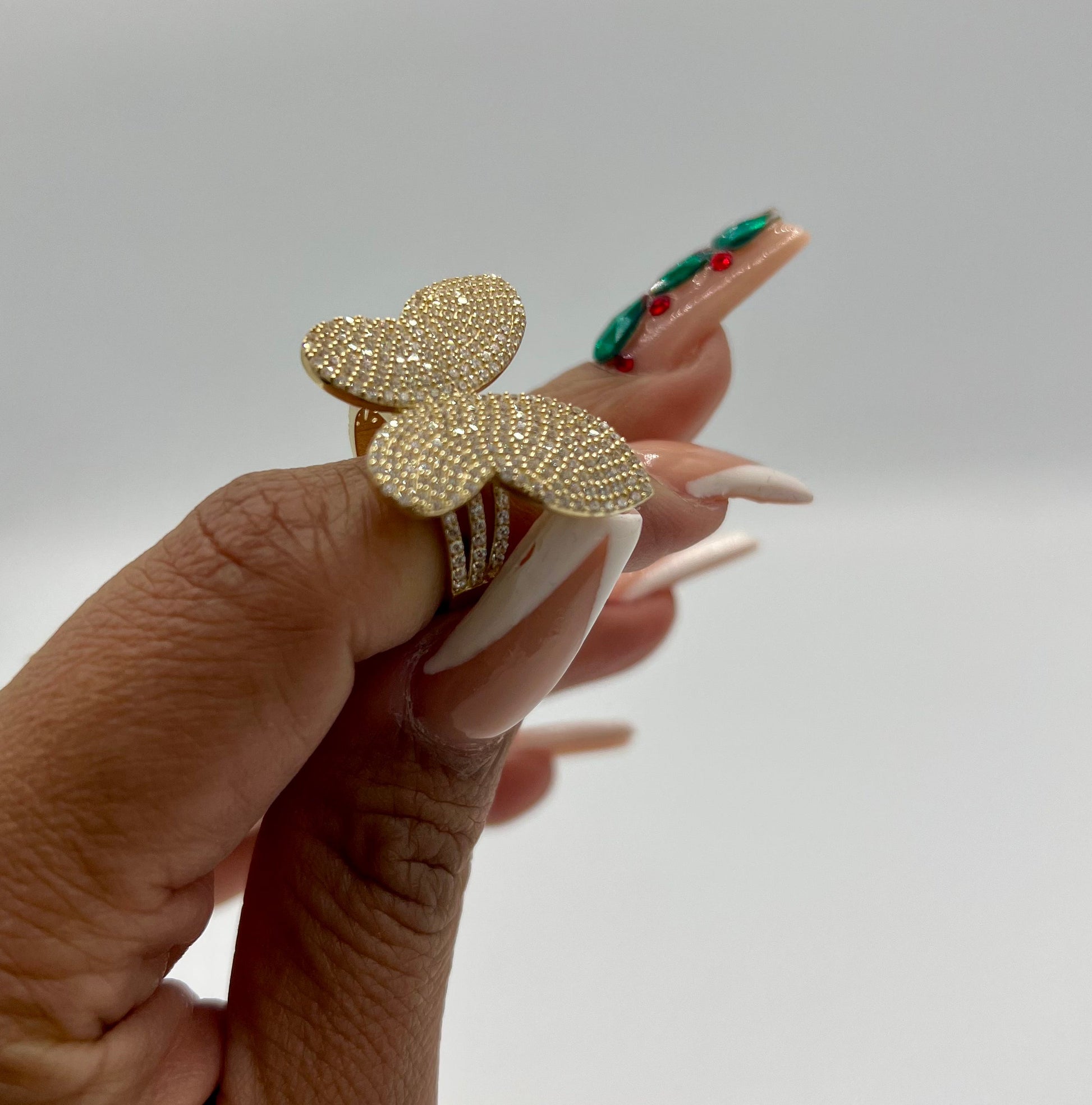 14K 🦋 womens ring🦋  Butterfly - Gold Drip Jewelry