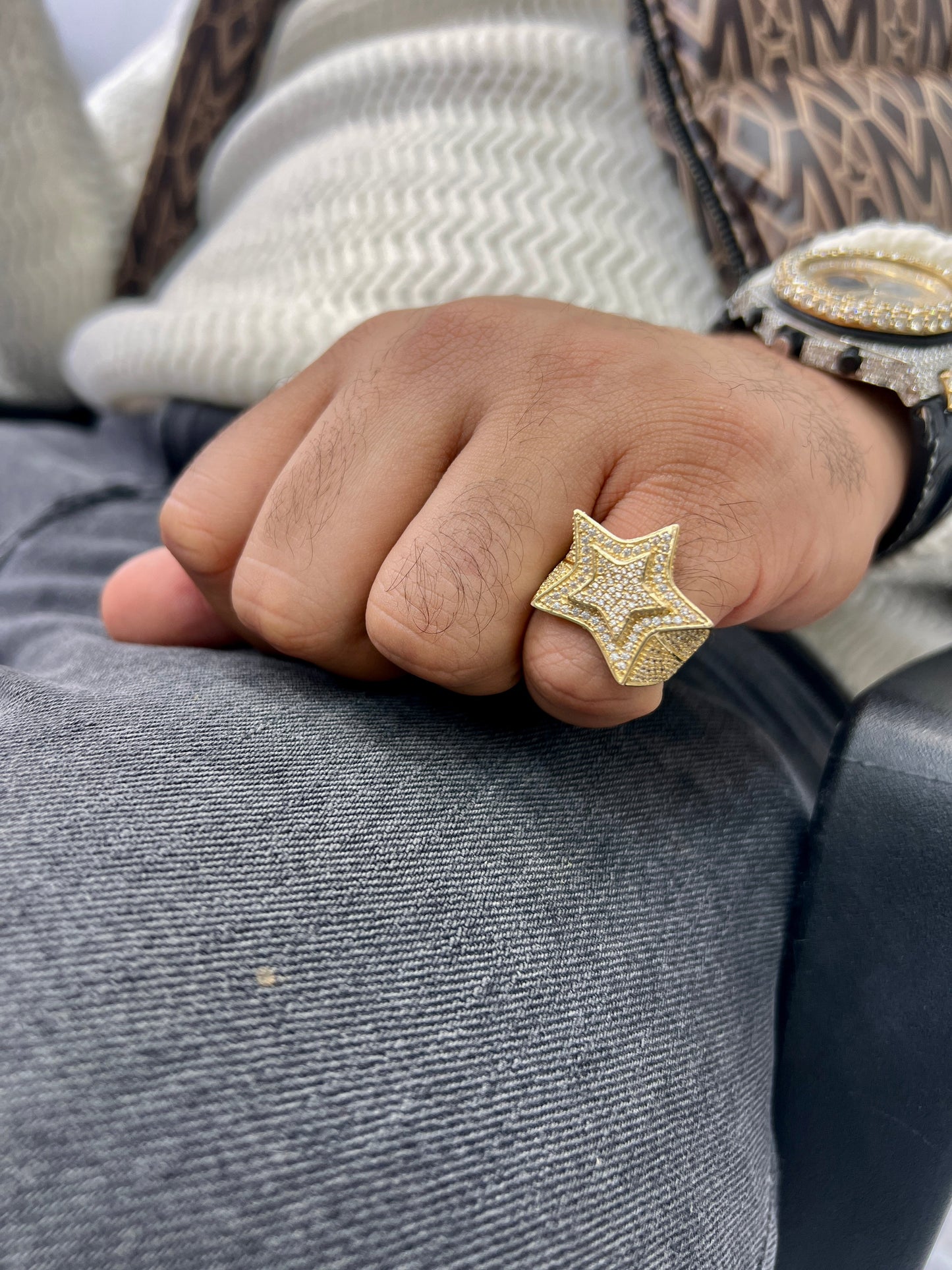 New Star ⭐️ Mens Ring by GR - Gold Drip Jewelry