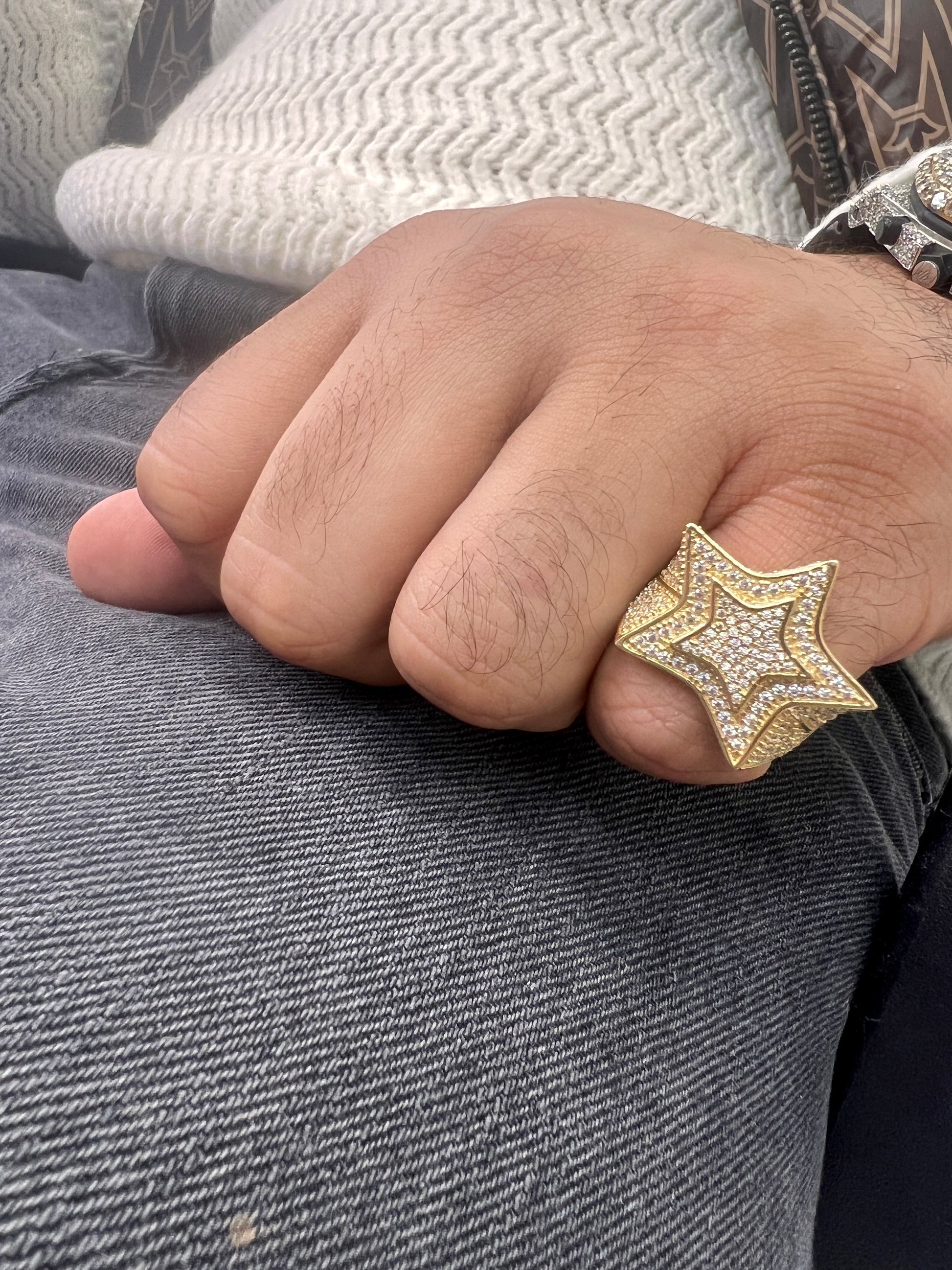 New Star ⭐️ Mens Ring by GR - Gold Drip Jewelry