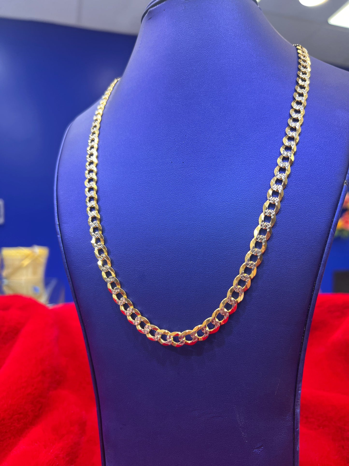 14K Solid Cuban Chain Two Tone by GD