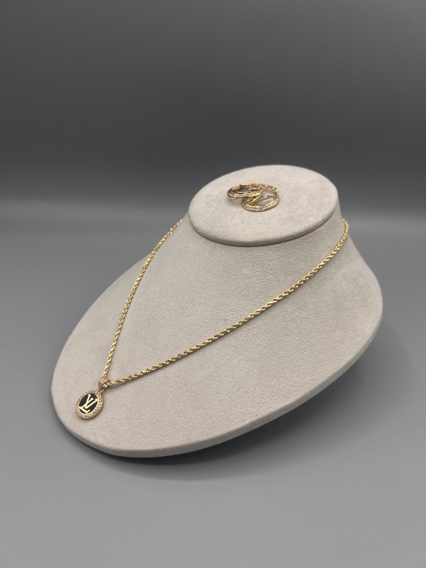 14K Rope + Pendant Set by GD